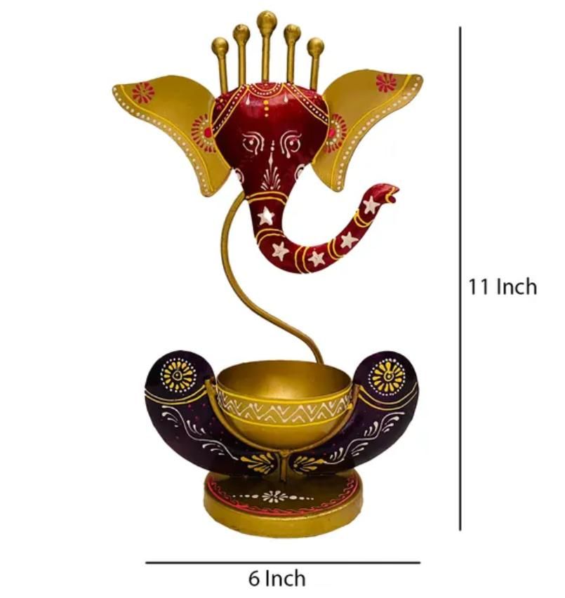 Divine Ganesha Candle Holder