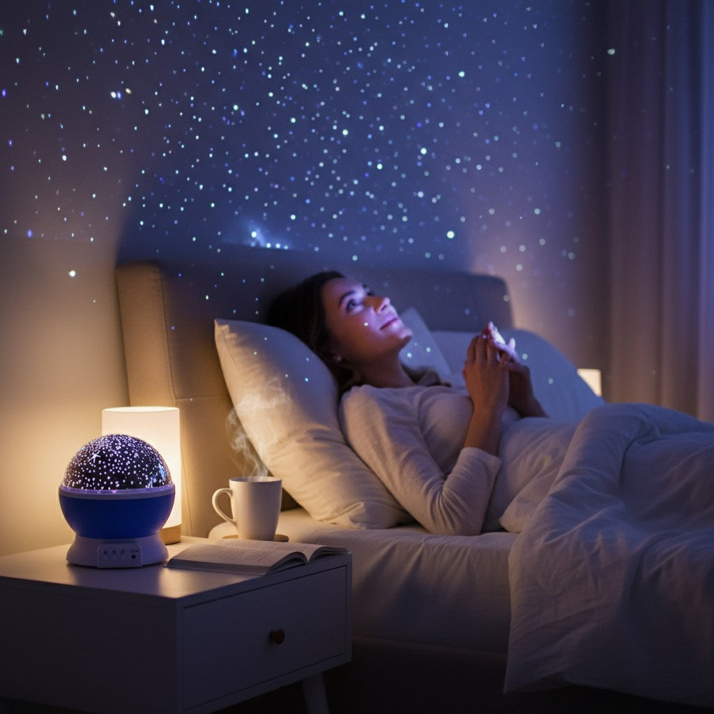 Starry Moon Night Lamp